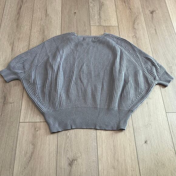 Workshop Women's Gray Dolman Knit Sweater Size Small - Picture 4 of 8